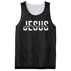 The Way Truth Life John 14 6 Christian Faith Bible Verse Mesh Reversible Basketball Jersey Tank