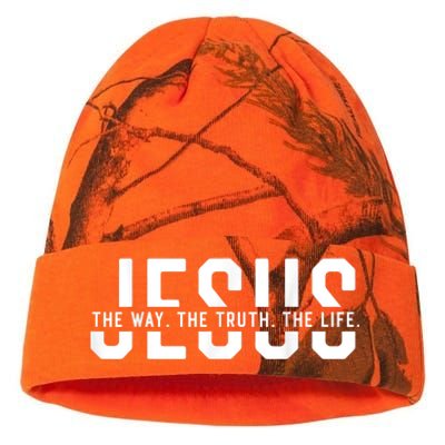 The Way Truth Life John 14 6 Christian Faith Bible Verse Kati Licensed 12" Camo Beanie