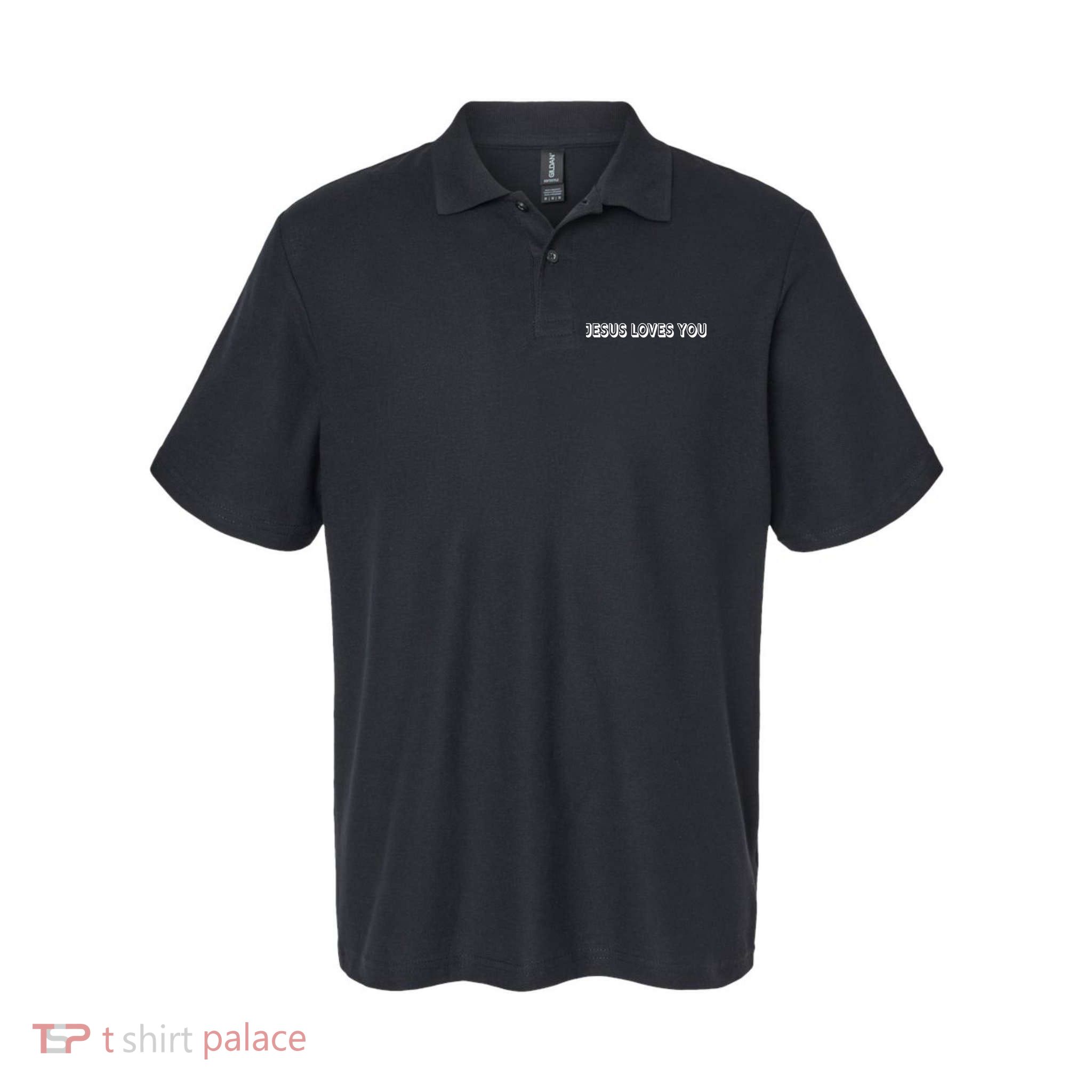 Top Words That Christians Say JESUS LOVES YOU Polo