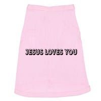 Top Words That Christians Say JESUS LOVES YOU Doggie Tank