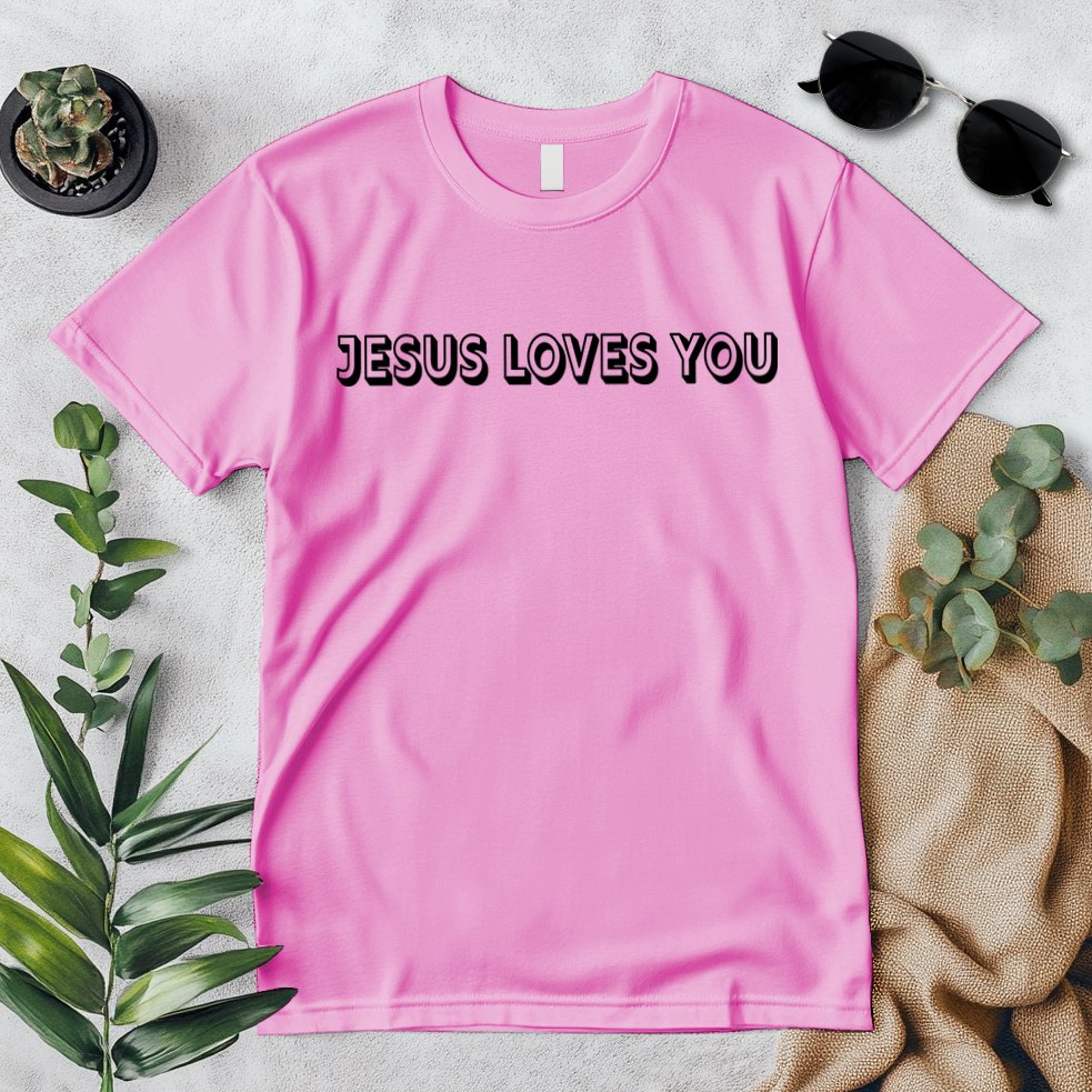Top Words That Christians Say JESUS LOVES YOU Premium T-Shirt