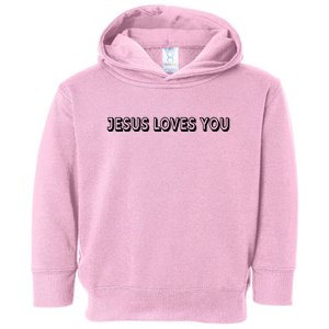 Top Words That Christians Say JESUS LOVES YOU Toddler Hoodie