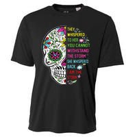 They whispered to her you cannot withstand the storm Skull Cooling Performance Crew T-Shirt