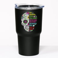 They whispered to her you cannot withstand the storm Skull Tumbler