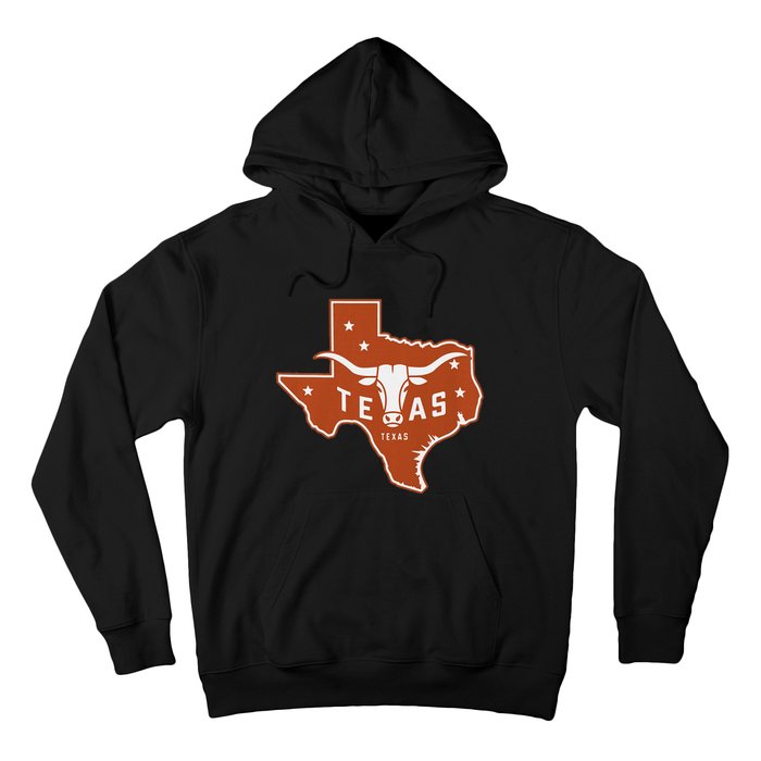 Texas Western Texas Map Hoodie