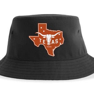 Texas Western Texas Map Sustainable Bucket Hat