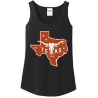 Texas Western Texas Map Ladies Essential Tank