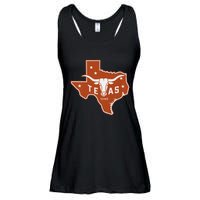 Texas Western Texas Map Ladies Essential Flowy Tank