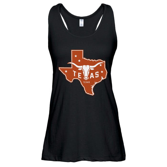 Texas Western Texas Map Ladies Essential Flowy Tank