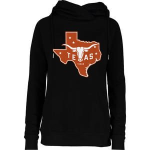 Texas Western Texas Map Womens Funnel Neck Pullover Hood