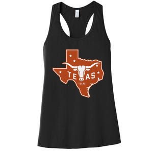 Texas Western Texas Map Women's Racerback Tank