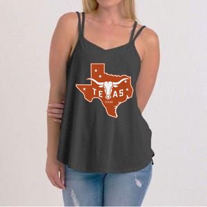 Texas Western Texas Map Women's Strappy Tank