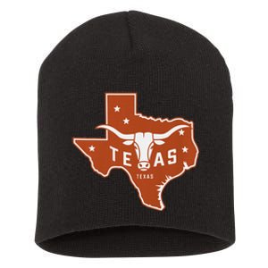 Texas Western Texas Map Short Acrylic Beanie