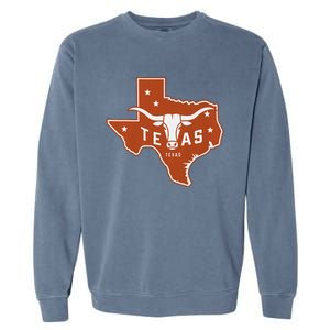 Texas Western Texas Map Garment-Dyed Sweatshirt