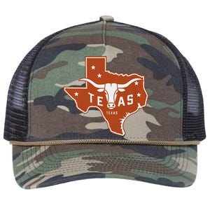 Texas Western Texas Map Retro Rope Trucker Hat Cap