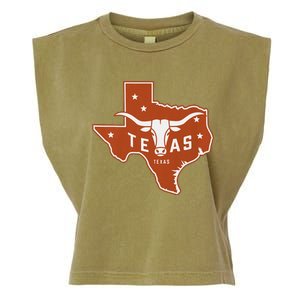 Texas Western Texas Map Garment-Dyed Women's Muscle Tee