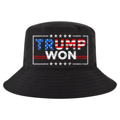 Trump Won The Election Winner 2024 Trump 2.0 Trump Is Back Cool Comfort Performance Bucket Hat