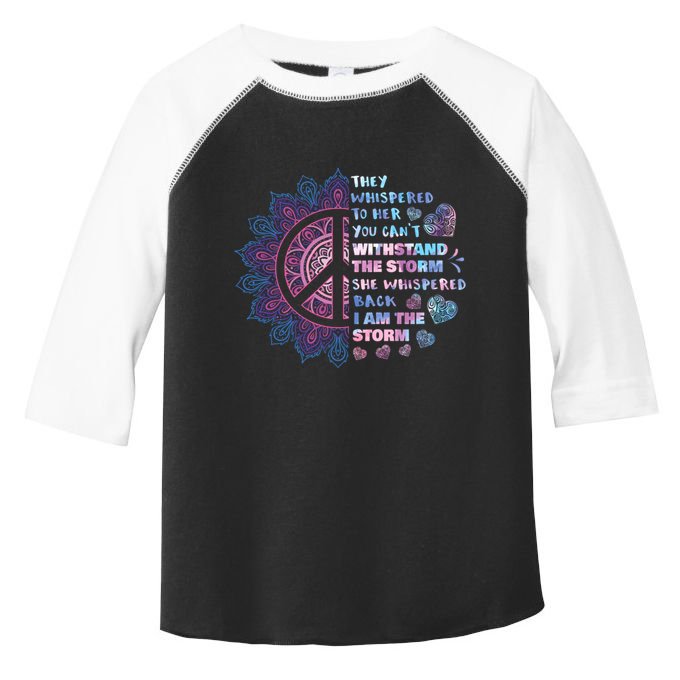 They Whispered To Her You CanT Withstand The Storm Toddler Fine Jersey T-Shirt