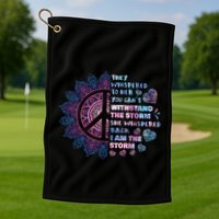 They Whispered To Her You CanT Withstand The Storm Golf Towel