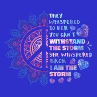 They Whispered To Her You CanT Withstand The Storm Women's V-Neck T-Shirt