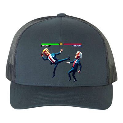 Trump Wins Trump Vs Biden Elections Funny Debate 2024 Yupoong Adult 5-Panel Trucker Hat