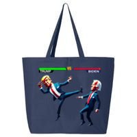 Trump Wins Trump Vs Biden Elections Funny Debate 2024 25L Jumbo Tote