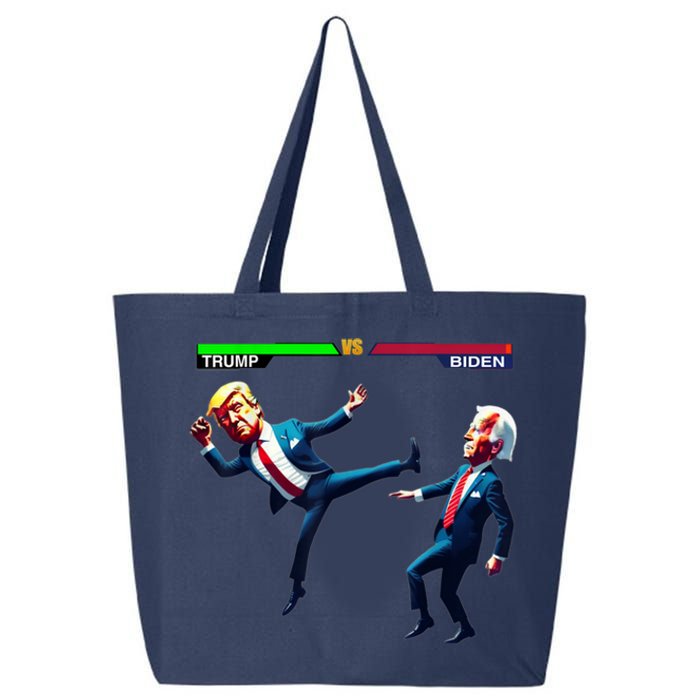 Trump Wins Trump Vs Biden Elections Funny Debate 2024 25L Jumbo Tote