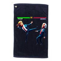 Trump Wins Trump Vs Biden Elections Funny Debate 2024 Platinum Collection Golf Towel