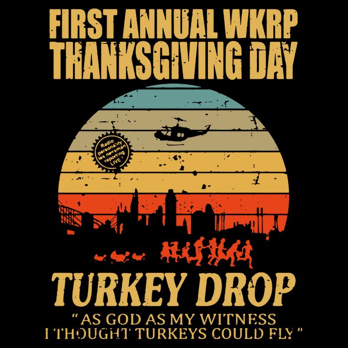 Thanksgiving Wkrp Turkey Drop City Backpack