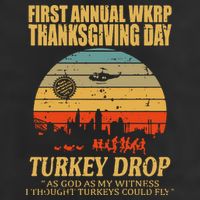 Thanksgiving Wkrp Turkey Drop Adult Drive Performance Visor