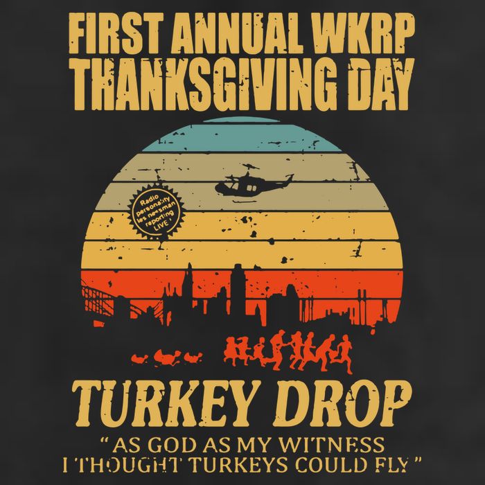 Thanksgiving Wkrp Turkey Drop Adult Drive Performance Visor