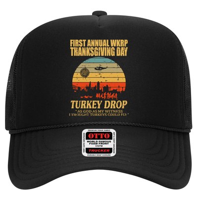 Thanksgiving Wkrp Turkey Drop Trucker Hat