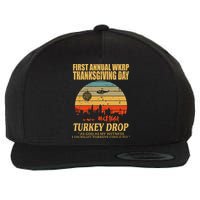 Thanksgiving Wkrp Turkey Drop Wool Snapback Cap