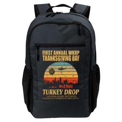 Thanksgiving Wkrp Turkey Drop Daily Commute Backpack