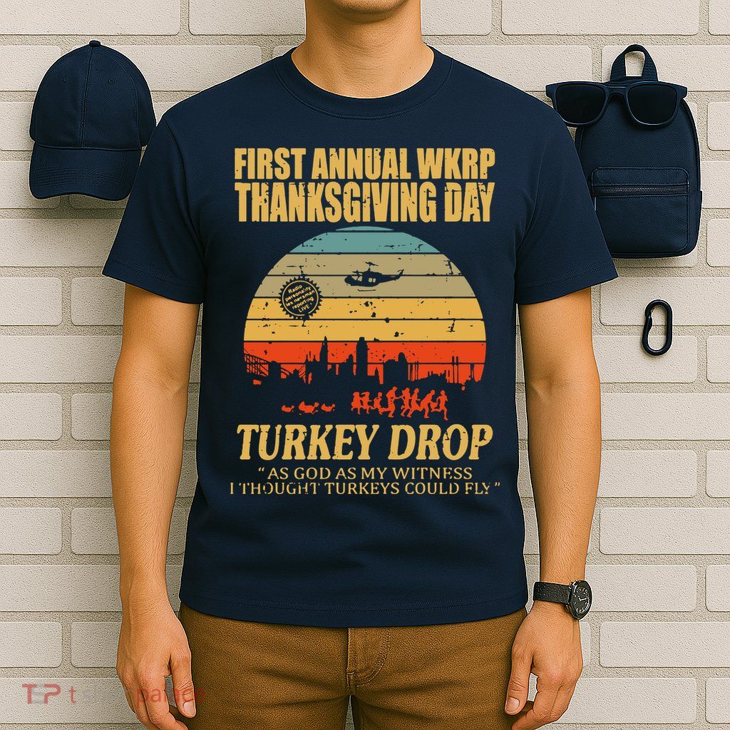 Thanksgiving Wkrp Turkey Drop T-Shirt