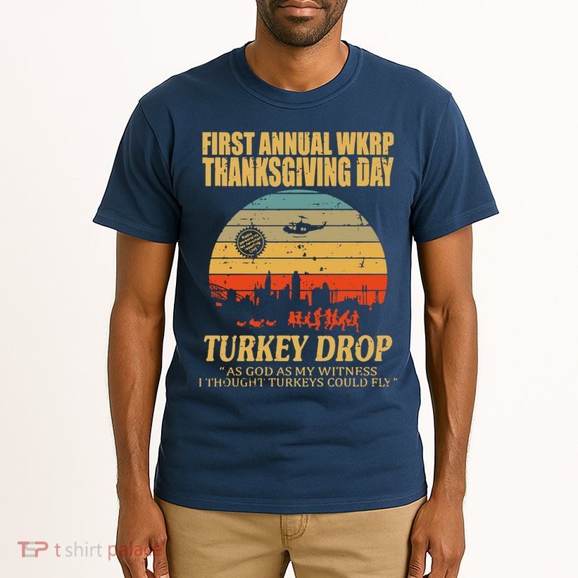 Thanksgiving Wkrp Turkey Drop Tall T-Shirt
