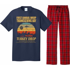 Thanksgiving Wkrp Turkey Drop Pajama Set