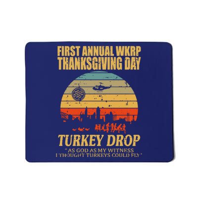 Thanksgiving Wkrp Turkey Drop Mousepad