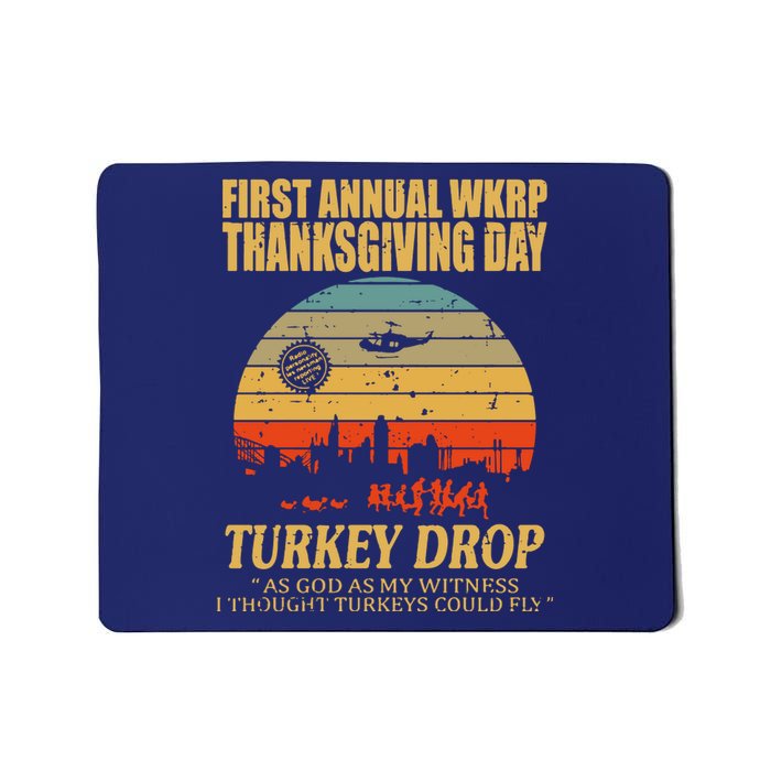 Thanksgiving Wkrp Turkey Drop Mousepad