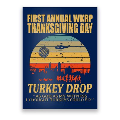 Thanksgiving Wkrp Turkey Drop Poster