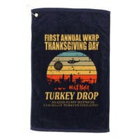 Thanksgiving Wkrp Turkey Drop Platinum Collection Golf Towel