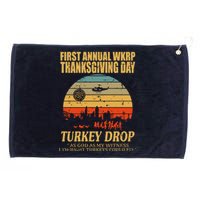 Thanksgiving Wkrp Turkey Drop Grommeted Golf Towel