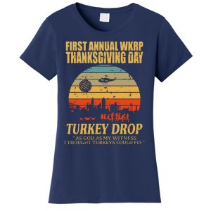 Thanksgiving Wkrp Turkey Drop Women's T-Shirt