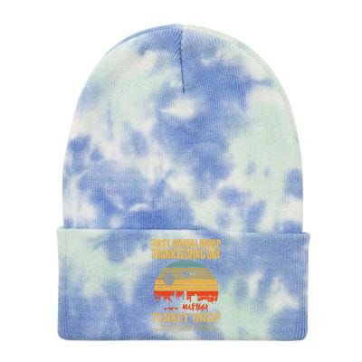 Thanksgiving Wkrp Turkey Drop Tie Dye 12in Knit Beanie