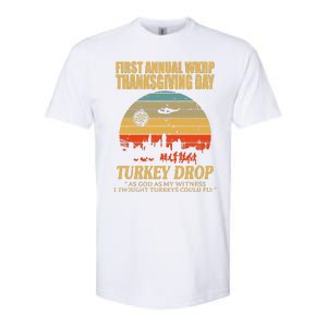 Thanksgiving Wkrp Turkey Drop Softstyle CVC T-Shirt