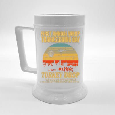 Thanksgiving Wkrp Turkey Drop Beer Stein