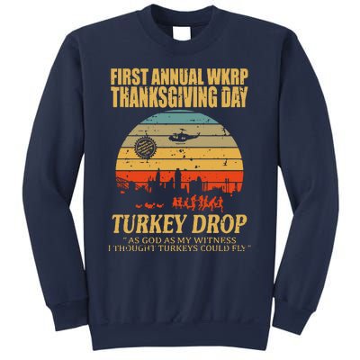 Thanksgiving Wkrp Turkey Drop Sweatshirt