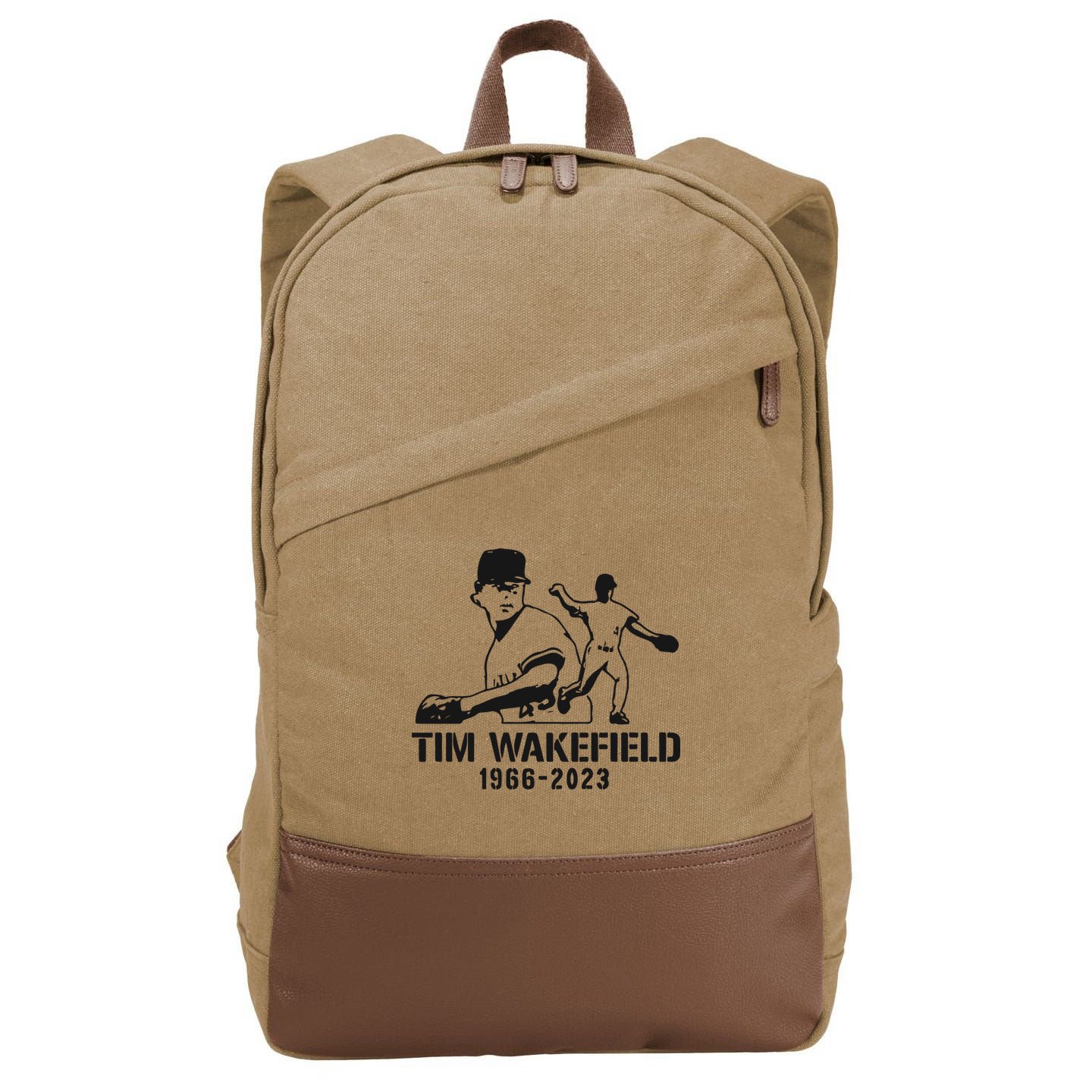 Tim Wakefield Cotton Canvas Backpack