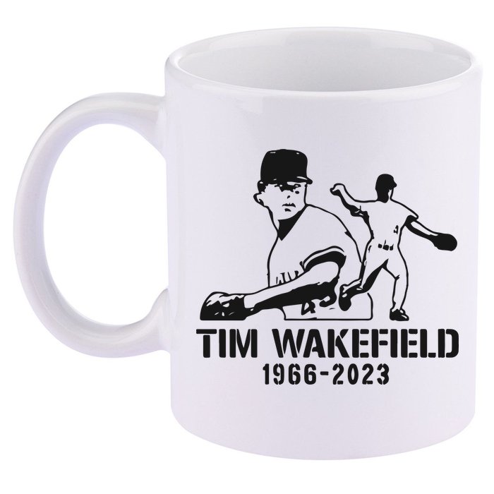 Tim Wakefield 11oz C Handle Ceramic Mug