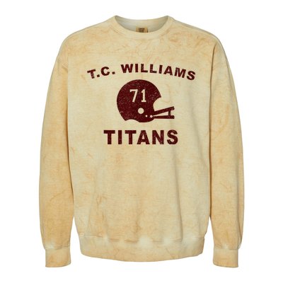 T.C. Williams Titan Football Helmet Colorblast Crewneck Sweatshirt